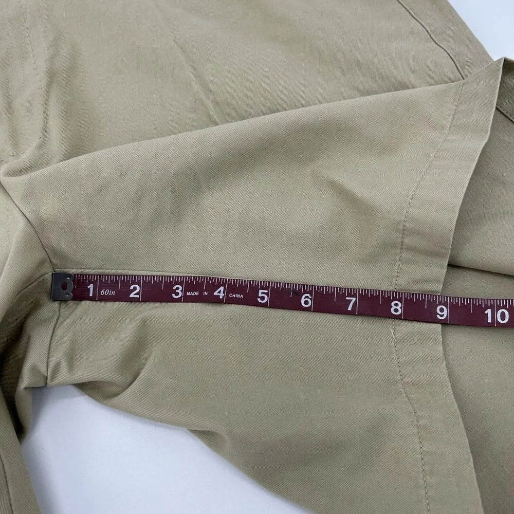 Peter Millar Shorts Men's 42 Beige Golf Flat‎ Front 100% Pima Cotton